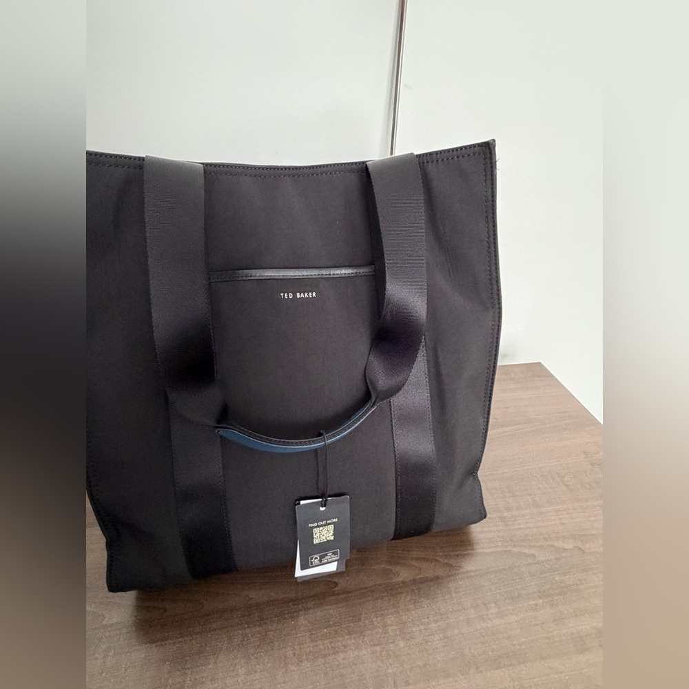NWT Ted Baker Deptford Laptop Tote Bag Black (Noir) $310 CAD